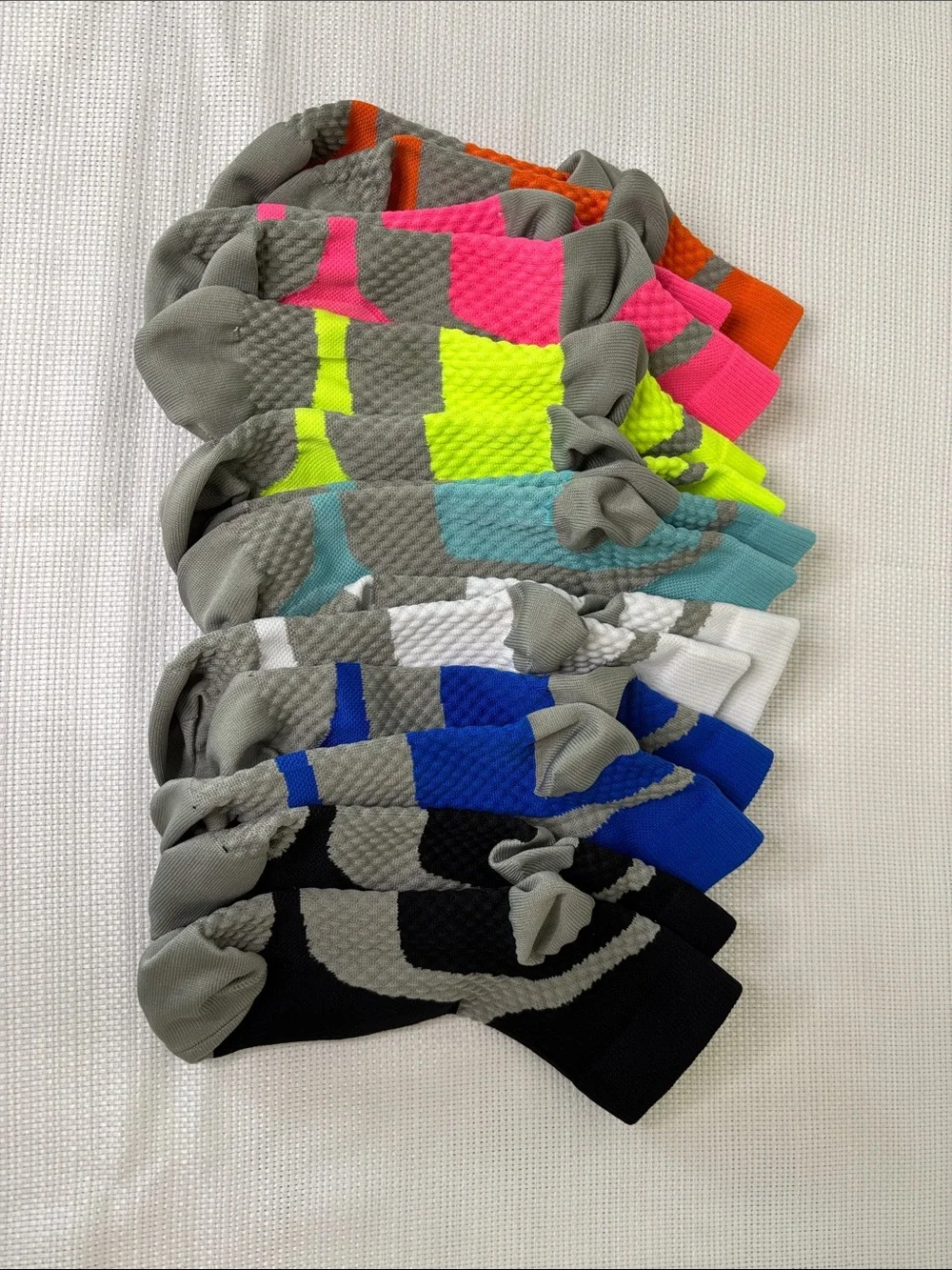 CHARMKING Compression Socks Assorted Neon and Classic Colors